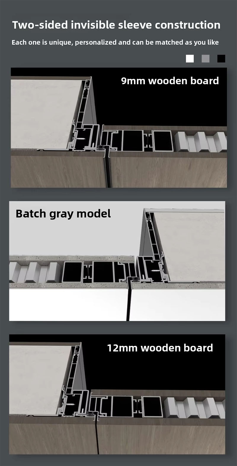 Customized Invisible Door Minimalist Frameless